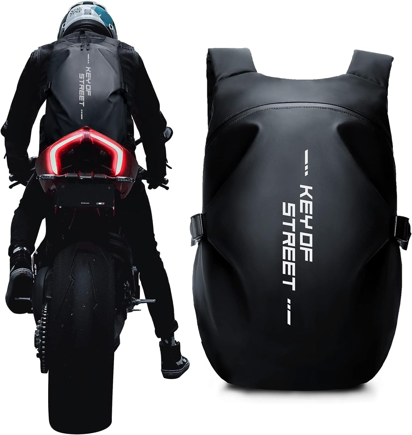 Motorcycle Backpack,Waterproof Helmet Backpack for Men,Motorcycle Accessories,Travel Backpack